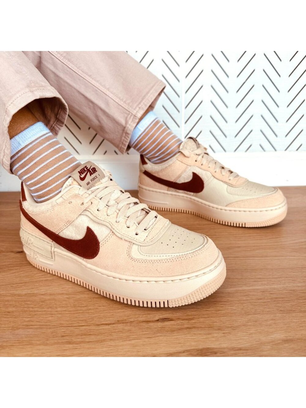 ❤️Nike Air Force 1 Shadow Shimmer 2022 Sz 9.5 Women's Shoes Sneakers DZ4705-200